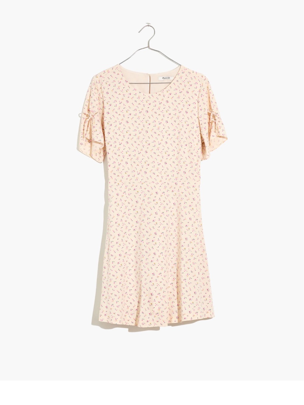 Madewell Tie-Sleeve Retro Dress Dutch Dandelions Floral Size 0 Mini Dress - Picture 16 of 16